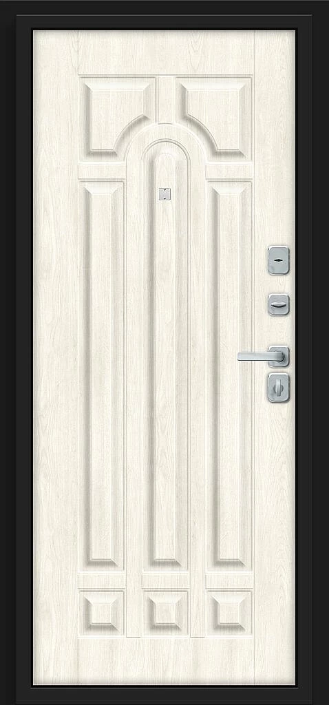 Входная дверь Форт/BChrome Almon/Nordic Oak BR6173 внутренняя сторона