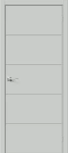 Межкомнатная дверь Граффити-1.Д.П Grey Matt BR5459