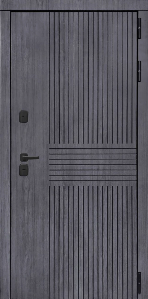 Входная дверь ДвериПРО Берген ФЛ-256 (10мм, бетон снежный) DPRO197932 внешняя сторона