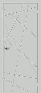 Межкомнатная дверь Граффити-5.Д.П Grey Matt BR5455