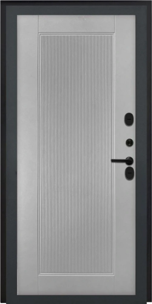 Входная дверь ДвериПРО Модель L-48 ПВХ 10мм Астрод Velutto Grigio DPRO198167 внутренняя сторона