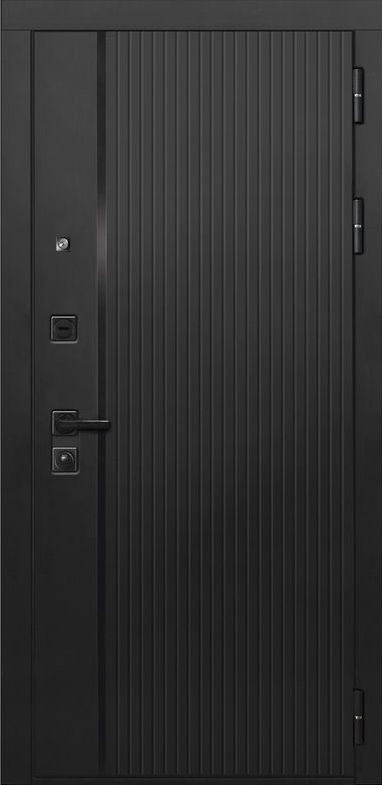 Входная дверь ДвериПРО L-45 ФЛ-700 (10мм, ясень белый) DPRO198004 внешняя сторона